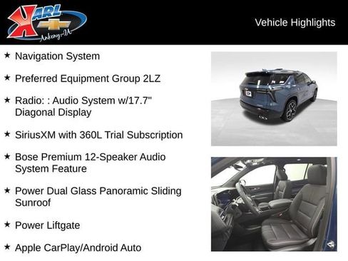 New 2026 Chevrolet Traverse High Country image 3