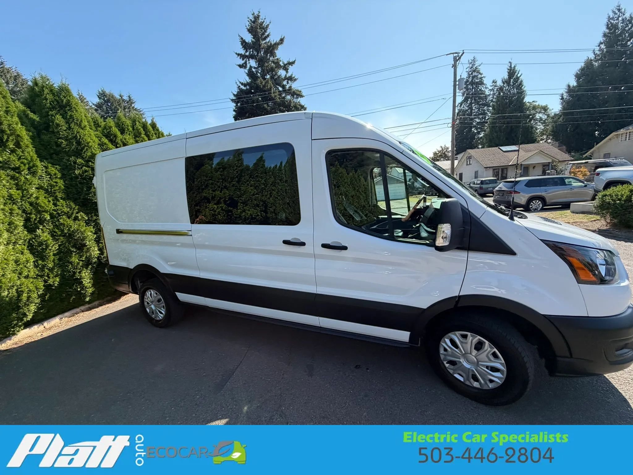 Used 2023 Ford E-Transit Medium Roof w/ Load Area Protection Package RWD image 12
