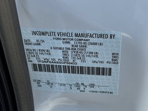 New 2025 Ford F650 2WD Regular Cab Super Duty image 14