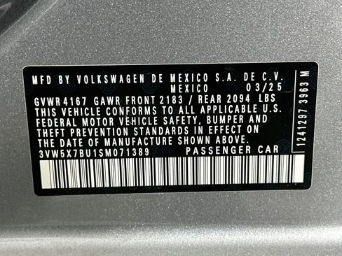 Used 2025 Volkswagen Jetta S FWD image 12