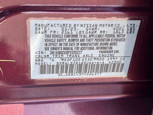 Used 2023 Nissan Sentra SV w/ All-Weather Package FWD image 32