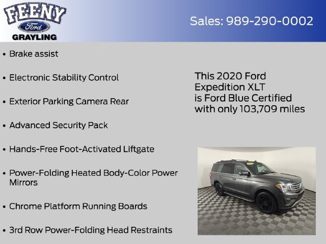 Used 2020 Ford Expedition XLT w/ Equipment Group 202A AWD/4WD image 28