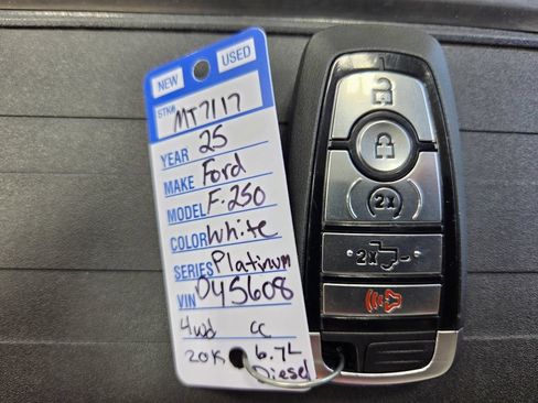 Used 2025 Ford F250 Platinum w/ Tremor Off-Road Package AWD/4WD image 53