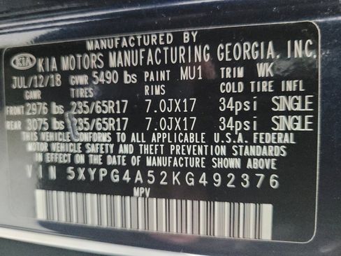 Used 2019 Kia Sorento FWD V6 image 33