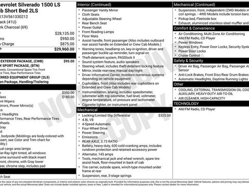 Used 2006 Chevrolet Silverado 1500 LS w/ Chrome Exterior Package AWD/4WD image 5