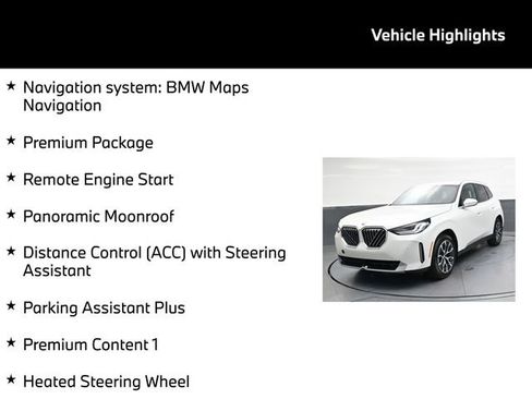 Used 2026 BMW X3 xDrive30 w/ Premium Package AWD/4WD image 5
