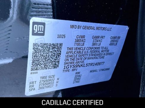 Used 2026 Cadillac Escalade ESV Sport w/ LPO, ONYX Package image 31