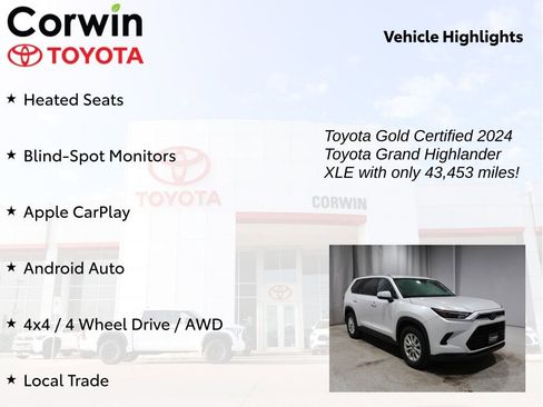 Certified 2024 Toyota Grand Highlander XLE image 9
