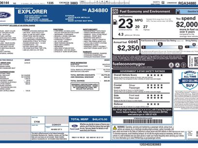 Certified 2024 Ford Explorer XLT w/ Equipment Group 202A