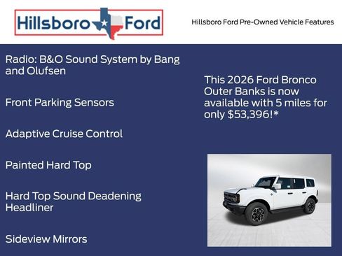 Used 2026 Ford Bronco Outer Banks AWD/4WD image 9
