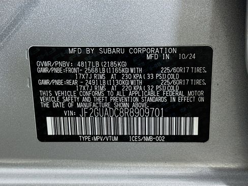 Used 2024 Subaru Crosstrek 2.0i Premium image 12