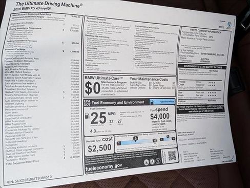 New 2026 BMW X5 xDrive40i image 20