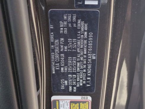 New 2026 Kia Carnival SX image 56