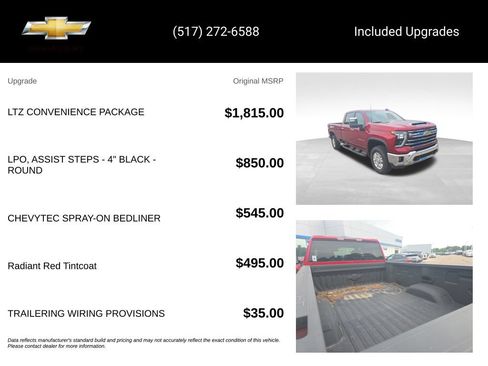 Used 2025 Chevrolet Silverado 2500 LTZ w/ LTZ Convenience Package AWD/4WD image 15