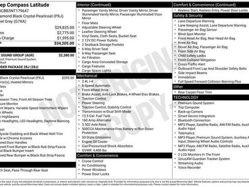 Used 2022 Jeep Compass Latitude w/ Sun and Sound Group FWD image 7