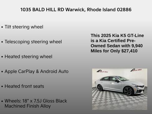 Certified 2025 Kia K5 GT-Line image 20