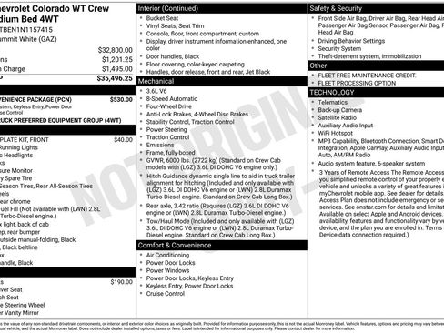 Used 2022 Chevrolet Colorado W/T w/ WT Convenience Package AWD/4WD image 26