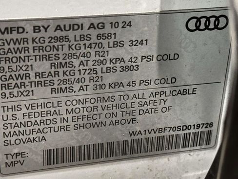 Used 2025 Audi Q7 3.0T Prestige w/ Prestige Package image 33