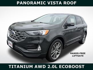 Used 2023 Ford Edge Titanium w/ Class II Trailer Tow Package AWD/4WD video 1