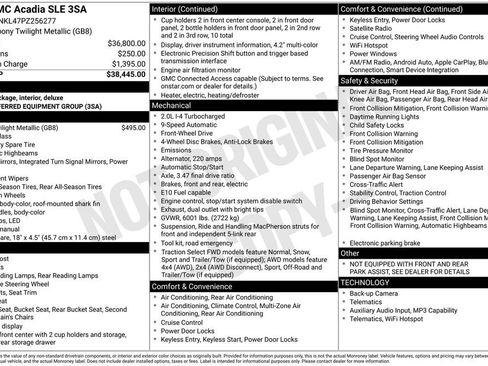 Used 2023 GMC Acadia SLE FWD image 51