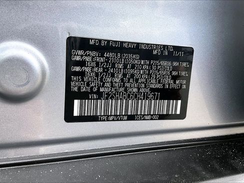 Used 2012 Subaru Forester 2.5X w/ Alloy Wheel Pkg image 32