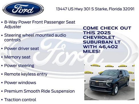 Used 2025 Chevrolet Suburban LT RWD image 32
