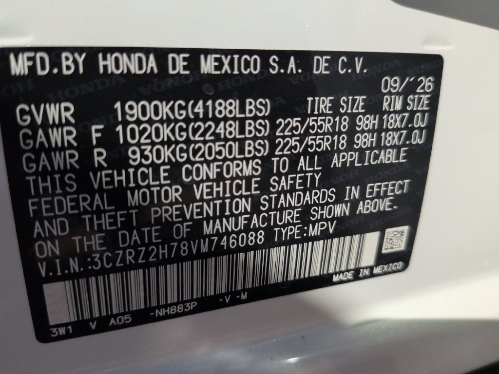 New 2027 Honda HR-V EX-L image 34