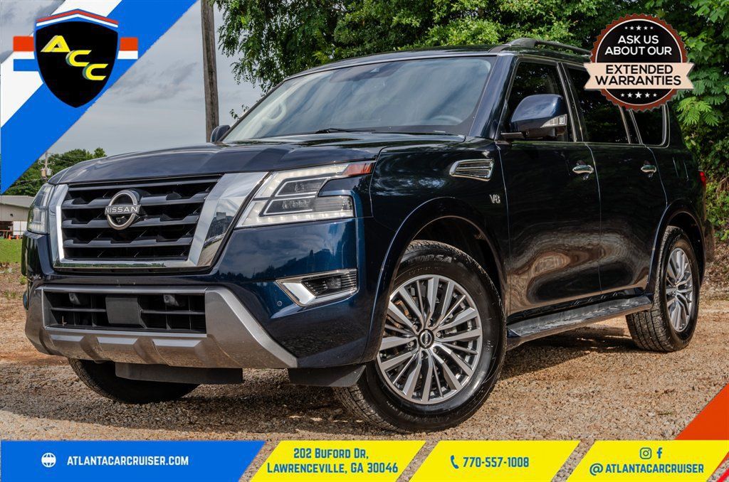 Used 2022 Nissan Armada SL w/ Captain's Chairs Package RWD image 1