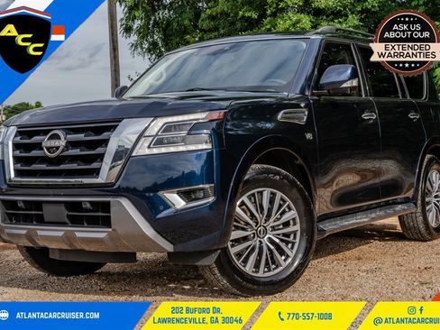 Used 2022 Nissan Armada SL w/ Captain's Chairs Package RWD image 1
