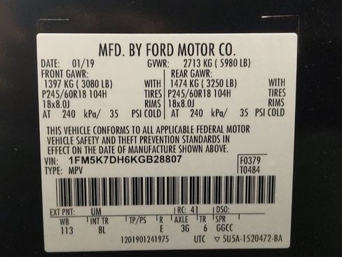 Used 2019 Ford Explorer XLT FWD image 33