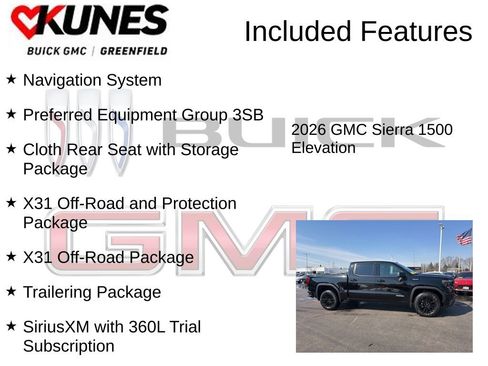 New 2026 GMC Sierra 1500 Elevation AWD/4WD image 3