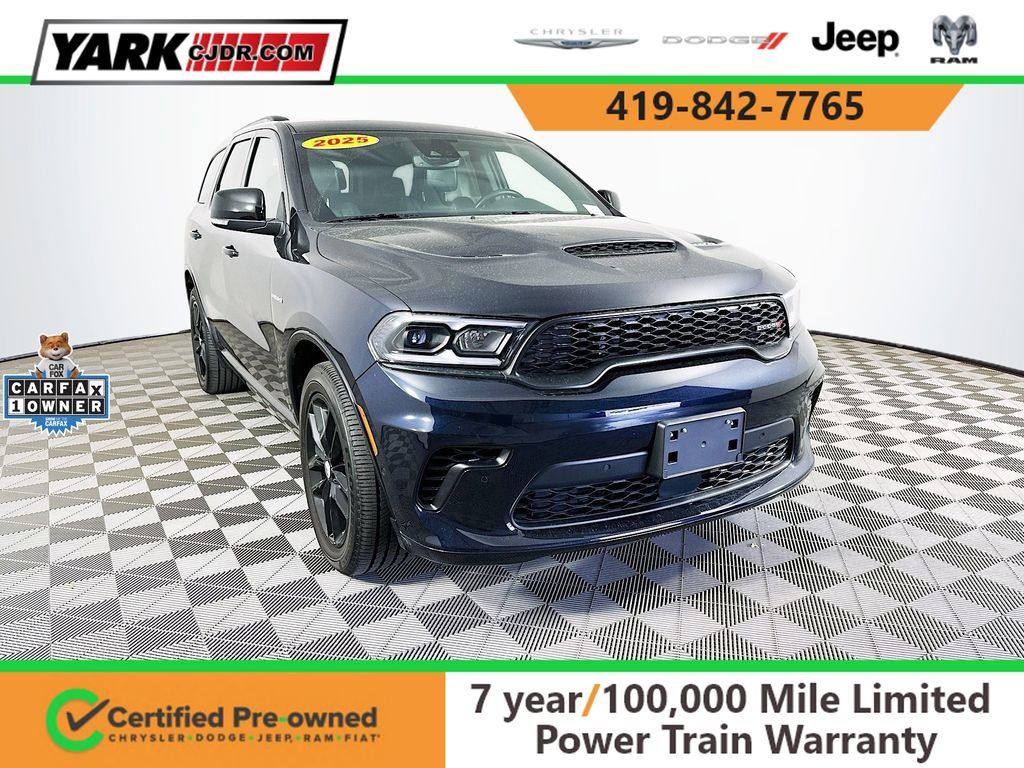 Certified 2025 Dodge Durango R/T AWD/4WD 360° Tour