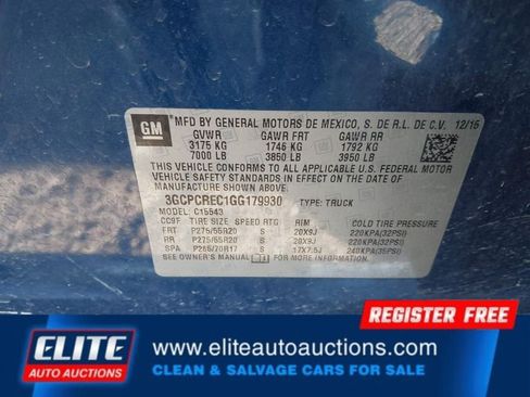 Used 2016 Chevrolet Silverado 1500 LT w/ Texas Edition image 17