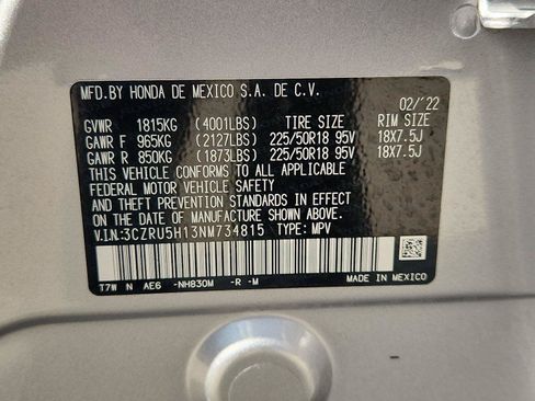 Used 2022 Honda HR-V Sport image 30