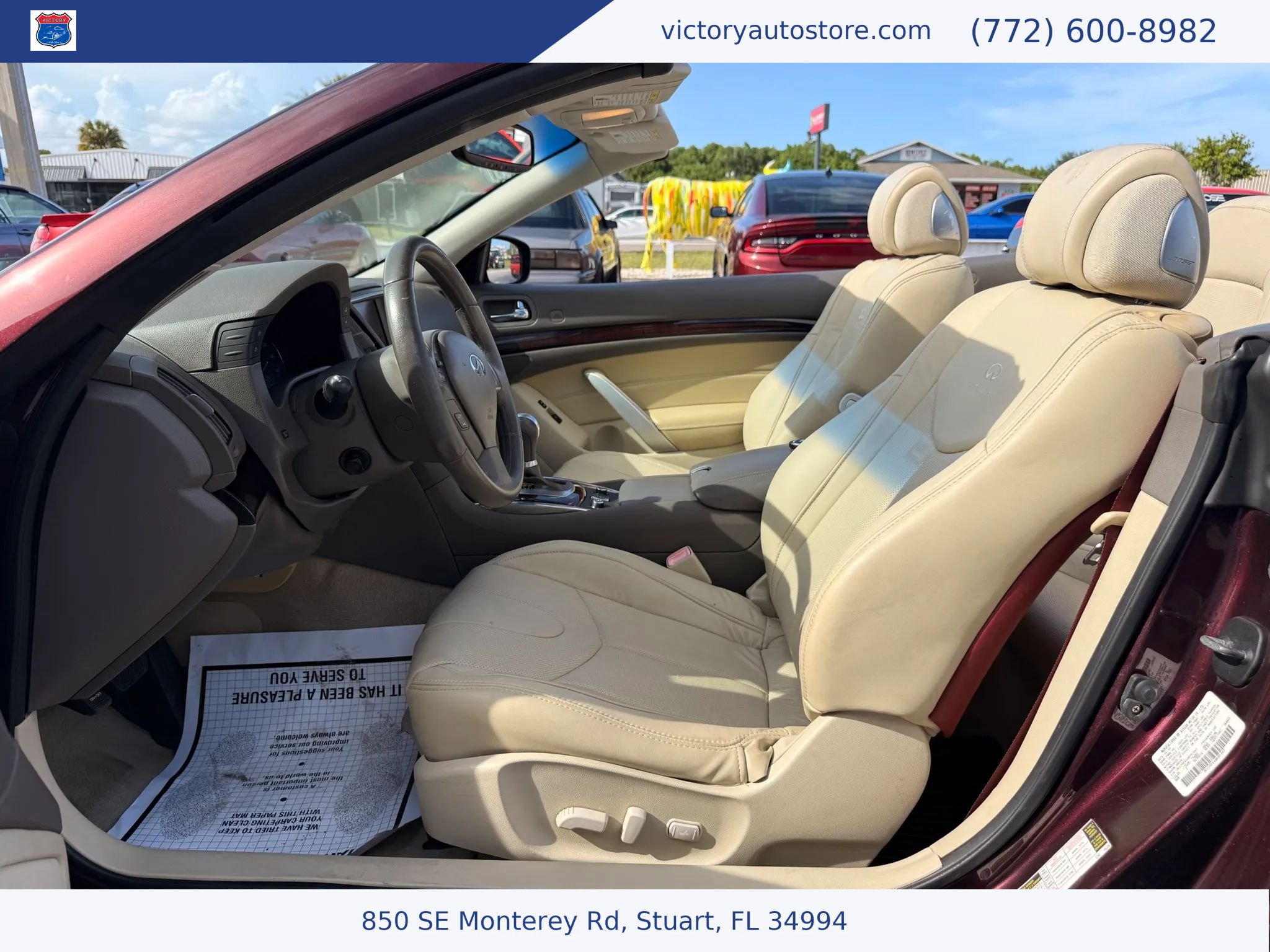Used 2010 INFINITI G37 Convertible w/ Premium Pkg RWD image 4