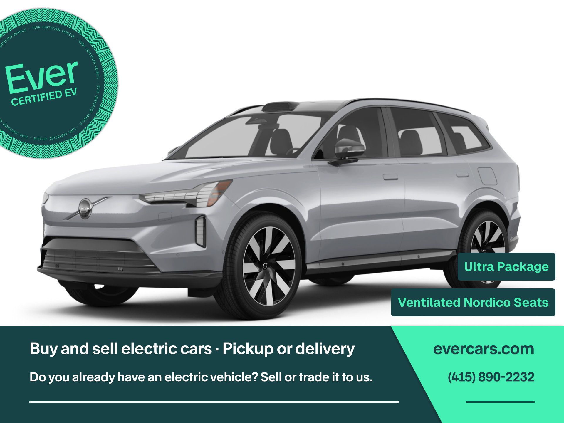 Used 2025 Volvo EX90 Ultra AWD/4WD image 1
