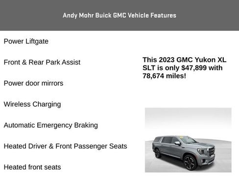 Used 2023 GMC Yukon XL SLT AWD/4WD image 16