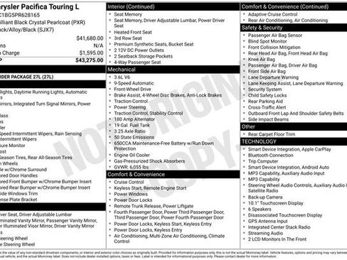 Used 2023 Chrysler Pacifica Touring-L FWD image 11