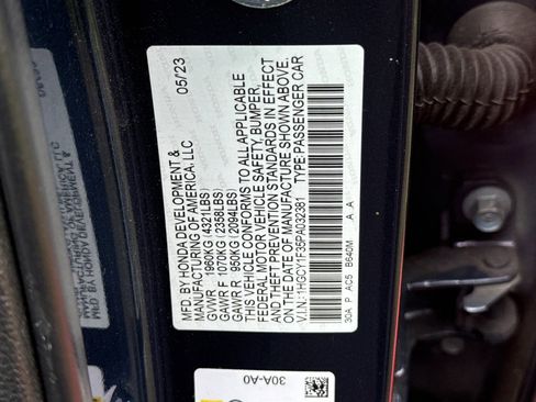 Used 2023 Honda Accord EX image 23