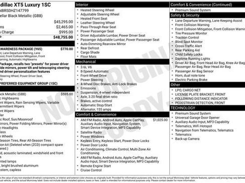 Used 2017 Cadillac XT5 Luxury w/ Driver Awareness Package image 34