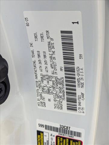 Certified 2025 Toyota Sequoia SR5 AWD/4WD image 25