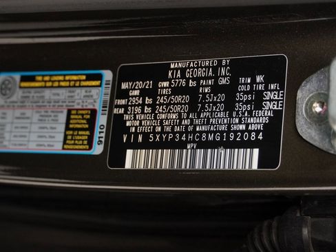 Used 2021 Kia Telluride EX w/ EX Premium Package image 58