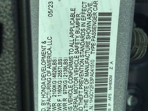 Certified 2023 Honda Accord Sport image 29