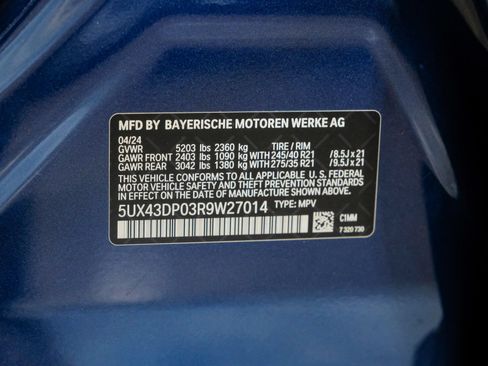 Used 2024 BMW X3 sDrive30i w/ Premium Package RWD image 64