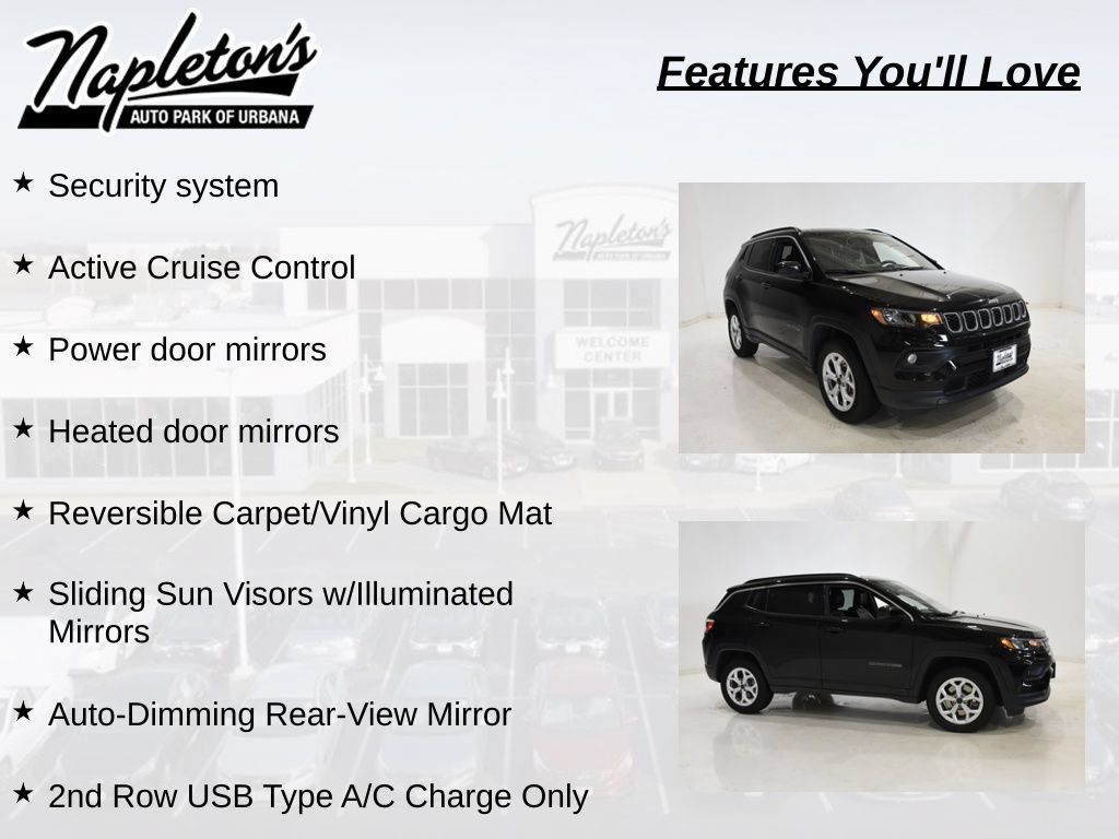 Used 2025 Jeep Compass Latitude w/ Sun & Sound Group AWD/4WD image 21