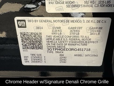 Used 2024 GMC Sierra 1500 Denali w/ Denali Reserve Package RWD image 37