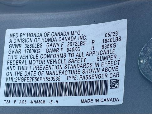 Used 2023 Honda Civic Sport image 28