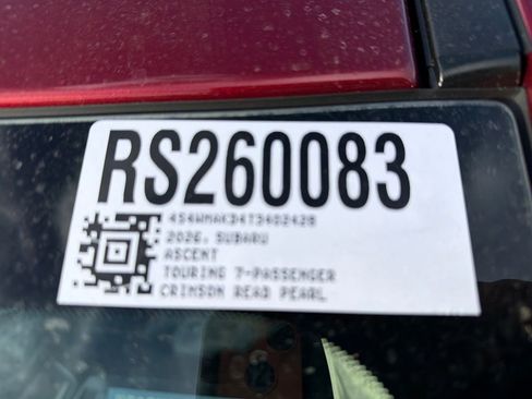 New 2026 Subaru Ascent Touring image 12