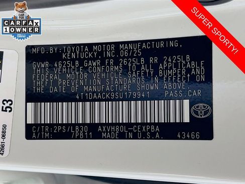 Used 2025 Toyota Camry XSE w/ Premium Plus Package FWD image 33