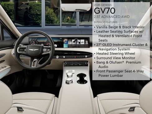 New 2026 Genesis GV70 2.5T Advanced image 17